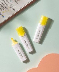 Текстовыделитель Deli ES621Syellow Macaron скошенный пиш. наконечник 1-5мм желтый