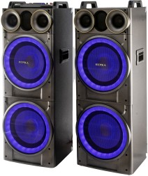 Минисистема Supra SMB-2150 черный 200Вт FM USB BT SD (в комплекте: активн.+пассив.колонки)