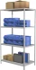 Стеллаж Практик MS Standart 120/60x20/4 пол.:4 единая 1200x600x200мм серый (S24199132402)