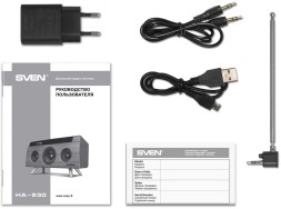 Колонка порт. Sven АС HA-930 дерево/черный 30W 1.0 BT/3.5Jack/USB 2200mAh