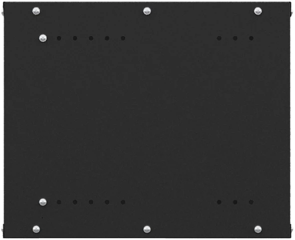 Шкаф коммутационный NTSS Lime (NTSS-WL6U5545GS-BL) настенный 6U 550x450мм пер.дв.стекл несъемн.бок.пан. 30кг черный 370мм 9.6кг 110град. 370мм IP20 сталь