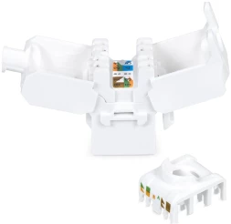 Модуль Cabeus KJ-RJ45-CAT.5E-180-TOOLLESS информ. Keystone RJ45 кат.5E бел.