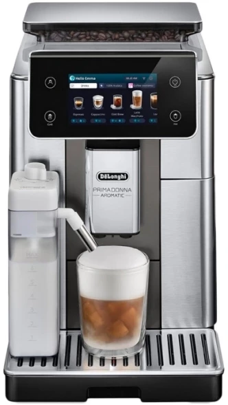 Кофемашина Delonghi ECAM630.75.TM 1450Вт черный/серебристый
