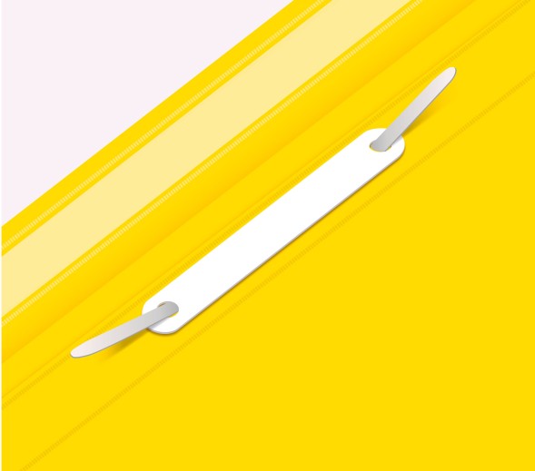 Папка-скоросшиватель Бюрократ Люкс -PSL20YEL A4 прозрач.верх.лист пластик желтый 0.14/0.18