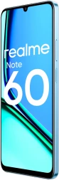 Смартфон Realme RMX3933 Note 60 128Gb 6Gb небесно-голубой моноблок 3G 4G 2Sim 6.74&amp;quot; 720x1600 Android 14 32Mpix 802.11 a/b/g/n/ac GPS GSM900/1800 GSM1900 A-GPS microSD max2048Gb