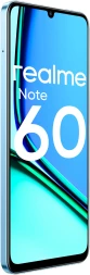 Смартфон Realme RMX3933 Note 60 128Gb 6Gb небесно-голубой моноблок 3G 4G 2Sim 6.74&amp;quot; 720x1600 Android 14 32Mpix 802.11 a/b/g/n/ac GPS GSM900/1800 GSM1900 A-GPS microSD max2048Gb