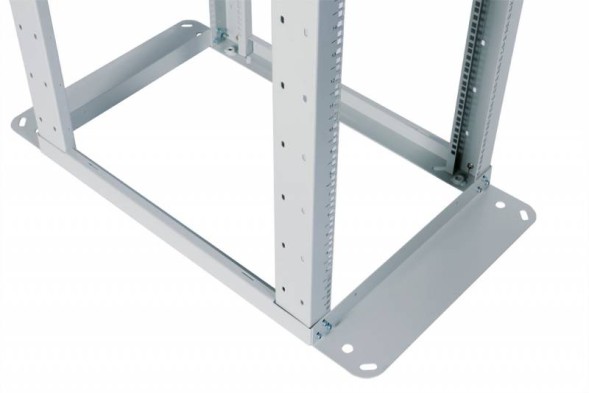 Стойка двухрамная ЦМО СТК-С-45.2.1000 45U 560ммX1280мм направл.под закл.гайки 480кг серый