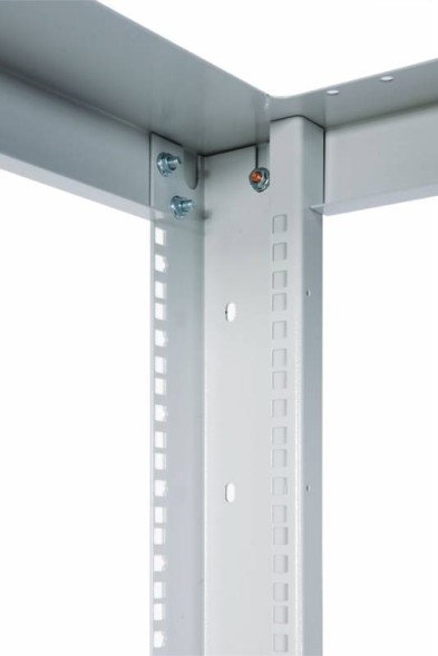 Стойка двухрамная ЦМО СТК-С-45.2.1000 45U 560ммX1280мм направл.под закл.гайки 480кг серый