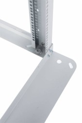 Стойка двухрамная ЦМО СТК-С-45.2.1000 45U 560ммX1280мм направл.под закл.гайки 480кг серый