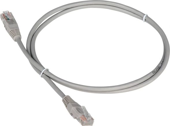Патч-корд Lanmaster TWT-45-45-0.15-GY UTP RJ-45 вил.-вилка RJ-45 кат.5E 0.15м серый ПВХ
