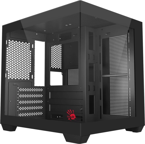 Корпус Bloody CC-121 черный без БП mATX 7x120mm 1xUSB2.0 1xUSB3.0 audio