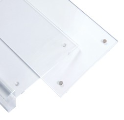 Магнитная рамка Deli 50856 A4 21х29.7см настольная прямоугольная прозрачный (упак.:1шт)