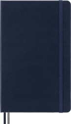 Блокнот Moleskine CLASSIC EXPENDED QP062EXPB20 Large 130х210мм 400стр. нелинованный твердая обложка синий сапфир