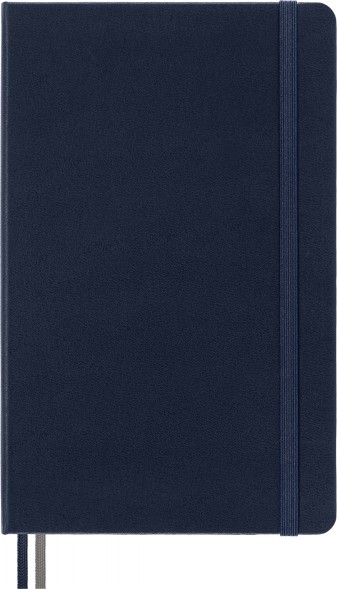 Блокнот Moleskine CLASSIC EXPENDED QP062EXPB20 Large 130х210мм 400стр. нелинованный твердая обложка синий сапфир