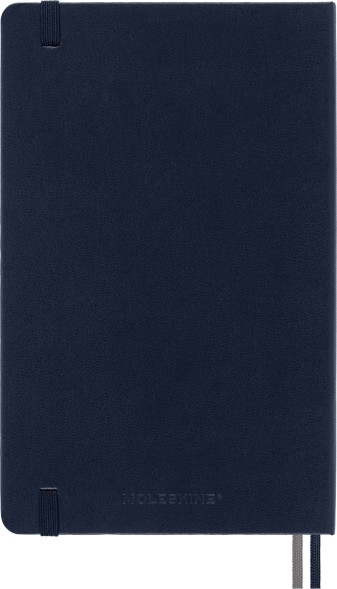 Блокнот Moleskine CLASSIC EXPENDED QP062EXPB20 Large 130х210мм 400стр. нелинованный твердая обложка синий сапфир