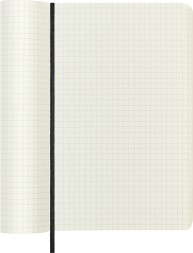 Блокнот Moleskine CLASSIC SOFT QP617 Large 130х210мм 192стр. клетка мягкая обложка черный