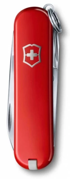 Нож перочинный Victorinox Classic (0.6203) 58мм 7функц. красный карт.коробка