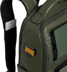 Рюкзак мужской Piquadro Ael CA6923S142/VE зеленый тимьяновый натур.кожа