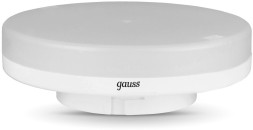 Лампа светодиодная Gauss GX53 8Вт цок.:GX53 таблетка 220B 3000K св.свеч.бел.теп. (упак.:1шт) (108408108-D)
