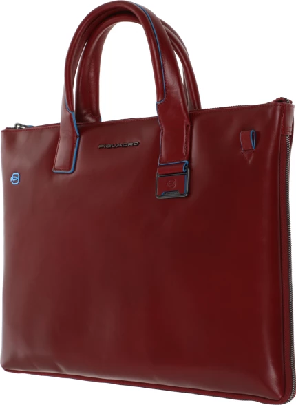 Деловая сумка Piquadro Blue Square CA4021B2/R с отделением для ноутбука 15.6&amp;quot; красная натур.кожа