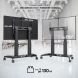 Стойка для телевизора Onkron TS2821 черный 70&amp;quot;-110&amp;quot; макс.145кг напольный мобильный