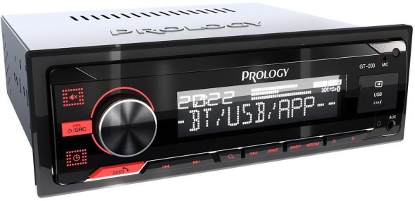 Автомагнитола Prology GT-200 1DIN 4x55Вт v4.2 ПДУ (PRGT200)