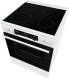 Плита Электрическая Gorenje GEC6C40WD белый стеклокерамика (без крышки)
