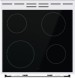 Плита Электрическая Gorenje GEC6C40WD белый стеклокерамика (без крышки)