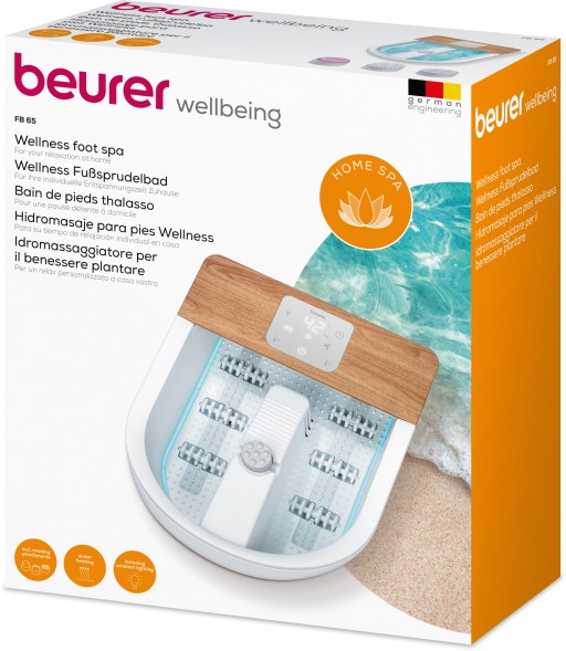 Гидромассажная ванночка для ног Beurer FB65 650Вт белый (632.31)