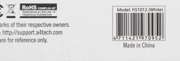 Клавиатура + мышь A4Tech Fstyler FG1012 клав:белый мышь:белый USB беспроводная Multimedia (FG1012 WHITE)
