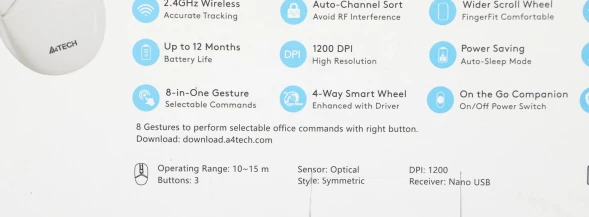 Клавиатура + мышь A4Tech Fstyler FG1012 клав:белый мышь:белый USB беспроводная Multimedia (FG1012 WHITE)