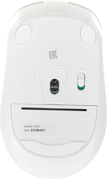 Клавиатура + мышь A4Tech Fstyler FG1012 клав:белый мышь:белый USB беспроводная Multimedia (FG1012 WHITE)