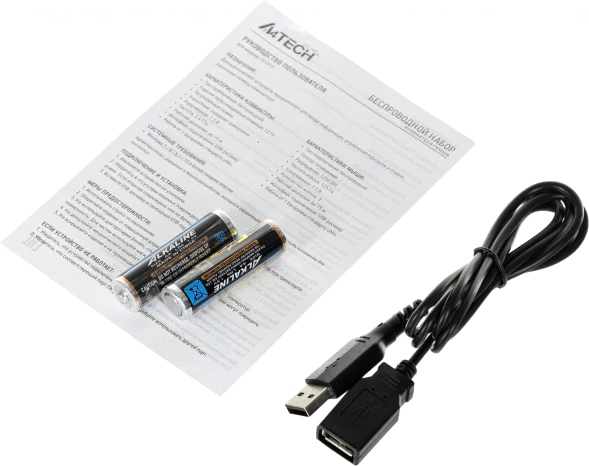 Клавиатура + мышь A4Tech Fstyler FG1012 клав:белый мышь:белый USB беспроводная Multimedia (FG1012 WHITE)