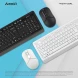 Клавиатура + мышь A4Tech Fstyler FG1012 клав:белый мышь:белый USB беспроводная Multimedia (FG1012 WHITE)