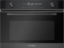 Духовой шкаф Электрический Hyundai HMEO 6540 DX черный/графитовый