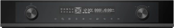 Духовой шкаф Электрический Hyundai HMEO 6540 DX черный/графитовый