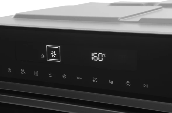 Духовой шкаф Электрический Hyundai HMEO 6540 DX черный/графитовый