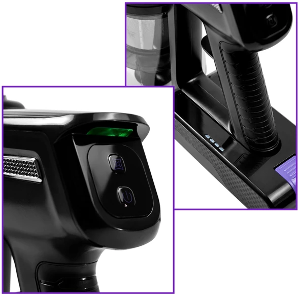 Пылесос ручной Kitfort КТ-5151 120Вт черный