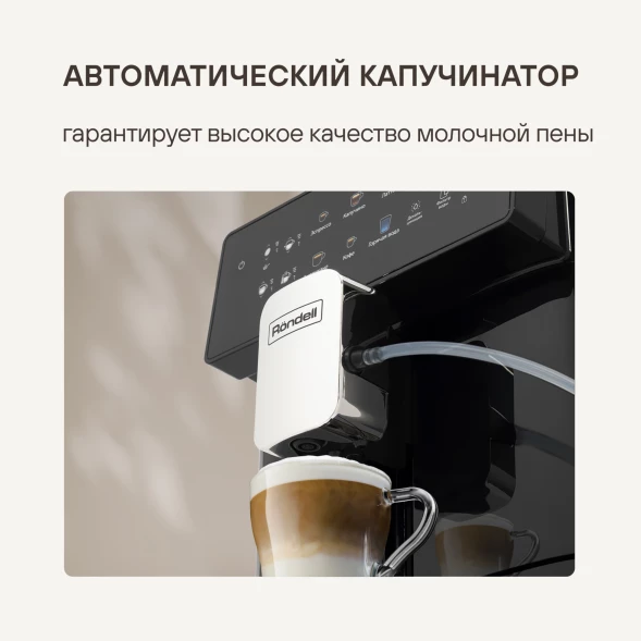 Кофемашина Rondell RDE-1115 1400Вт черный