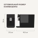 Кофемашина Rondell RDE-1115 1400Вт черный