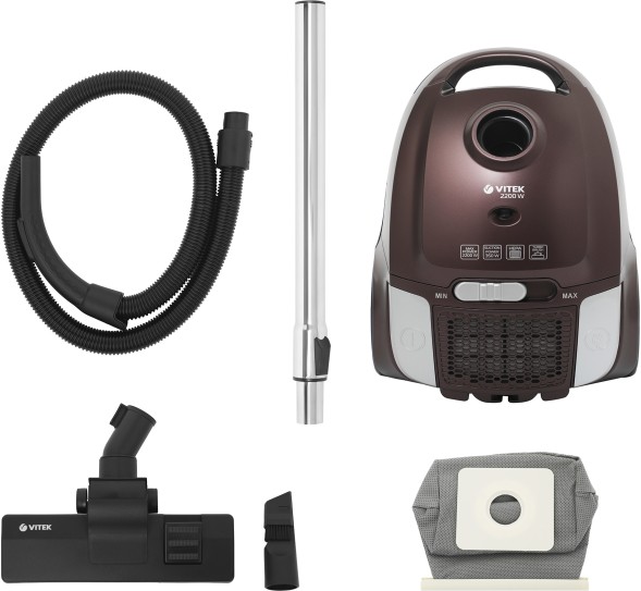 Пылесос Vitek VT-8138 2200Вт коричневый/черный