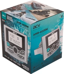 Автомагнитола ACV MARINE AMR-602SW 4x50Вт v5.0 USB 2.0 AUX 3" 3 RDS (43453)