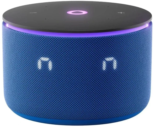 Умная колонка Yandex Станция Мини 3 Про Алиса синий 18W 1.0 BT/Wi-Fi (YNDX-00059BLU)