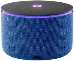 Умная колонка Yandex Станция Мини 3 Про Алиса синий 18W 1.0 BT/Wi-Fi (YNDX-00059BLU)