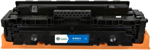 Картридж лазерный G&amp;amp;G GG-W2031A 415A голубой (2100стр.) для HP LJ M454/MFP M479