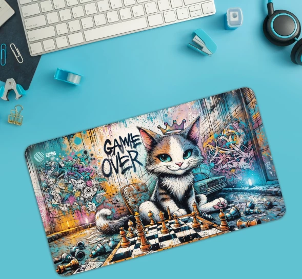 Коврик для мыши Cactus Game Over 700x400x4мм (CS-MP-COR01XLL)