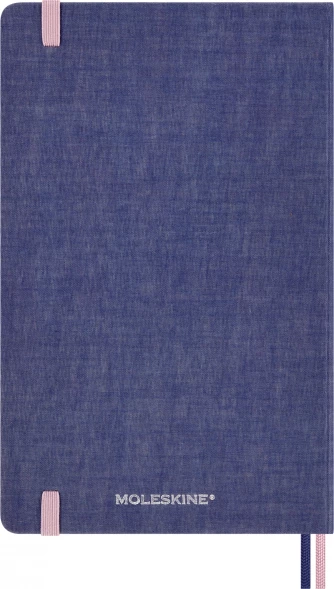 Блокнот Moleskine LIMITED EDITION SAKURA LESU08QP060 Large 130х210мм обложка текстиль 176стр. линейка синий 2025