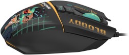 Мышь A4Tech Bloody W63 Max Renegade черный/рисунок оптическая 12000dpi USB (W63 MAX)