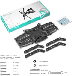 Кронштейн для телевизора Onkron M5 черный 37&amp;quot;-70&amp;quot; макс.36.4кг настенный поворот и наклон