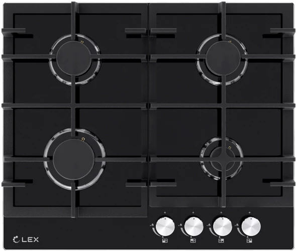 Газовая варочная поверхность Lex GVG 642A BBL черный